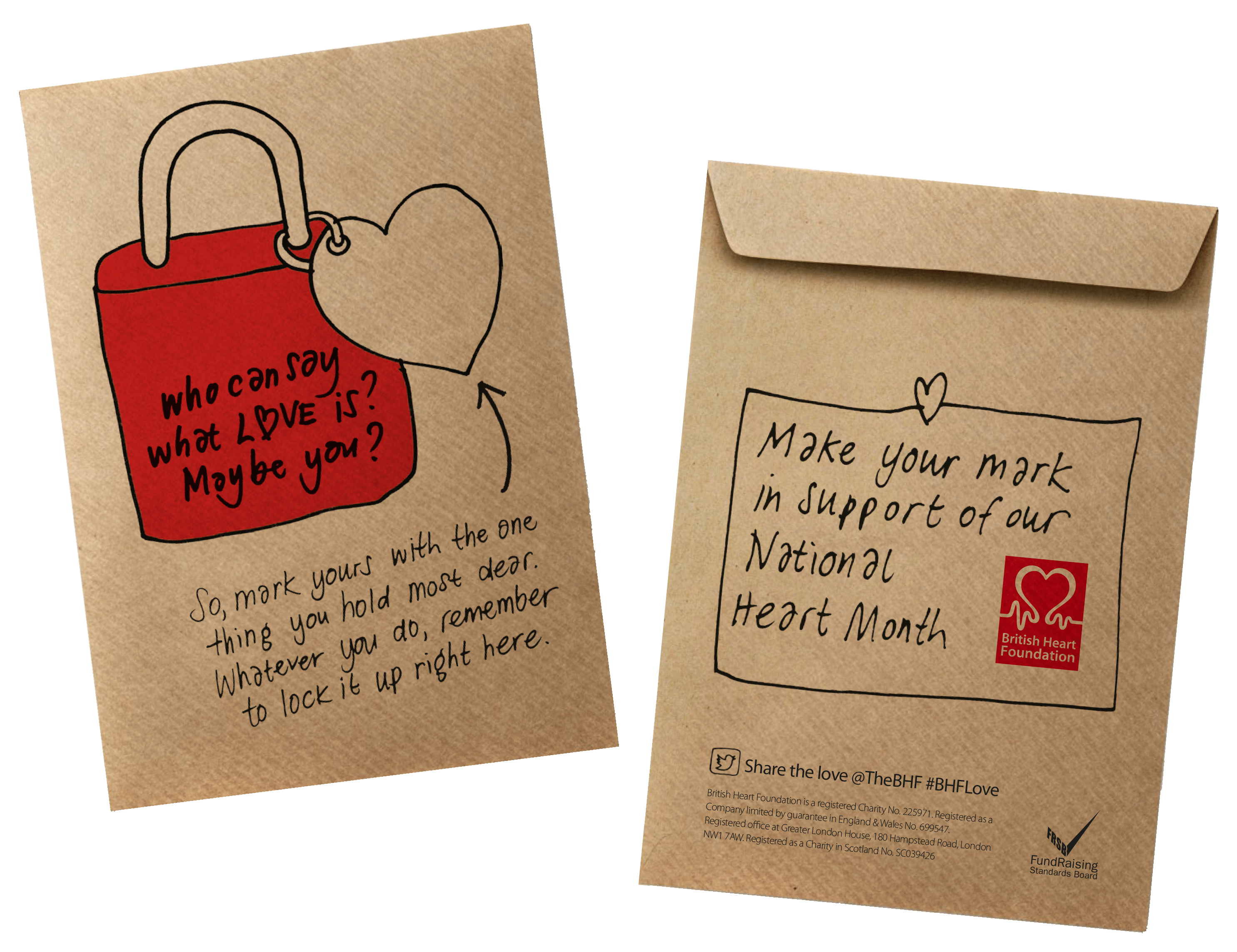 BHF LOVELOCKS envelops